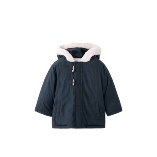 Mango Kids winterjas donkerblauw afbeelding
