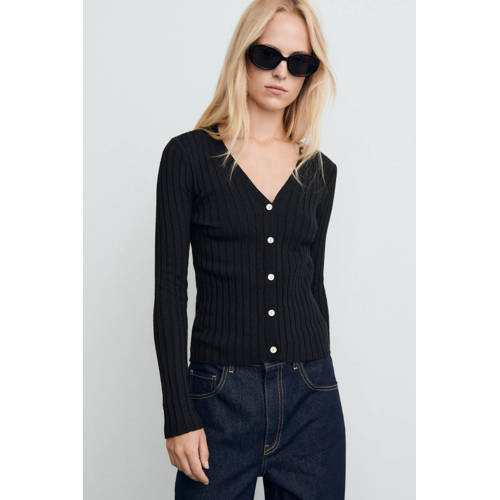 Mango gebreid vest afbeelding
