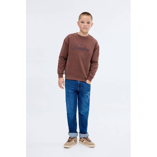 Mango Kids sweater bruin afbeelding