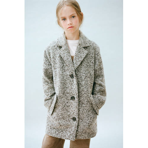 Mango Kids manteljas grijs afbeelding