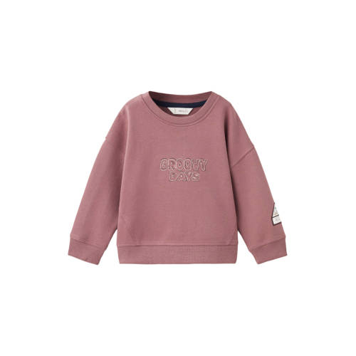 Mango Kids sweater oudroze afbeelding