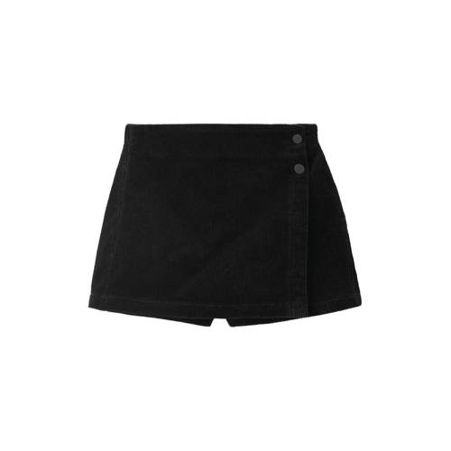 Mango Kids corduroy skort zwart afbeelding