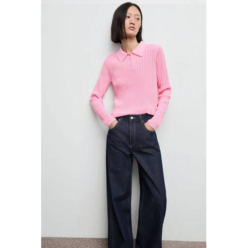Mango gebreide trui roze afbeelding