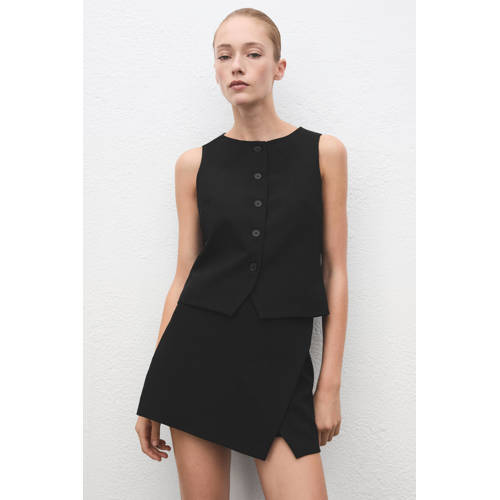 Mango gilet zwart afbeelding
