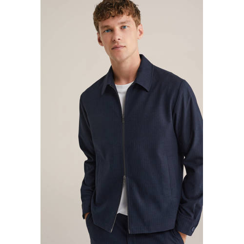 WE Fashion tussenjas donkerblauw afbeelding