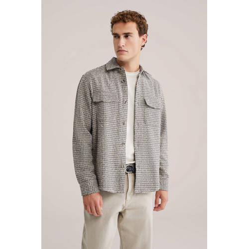WE Fashion overshirt bruin afbeelding
