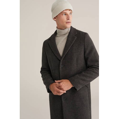 WE Fashion manteljas donkerbruin afbeelding