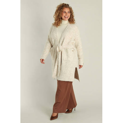 Yest Curve kimono met wol zand afbeelding