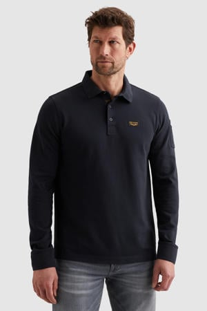 regular polo donkerblauw