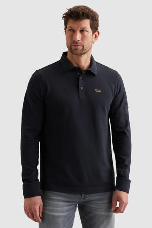regular polo donkerblauw