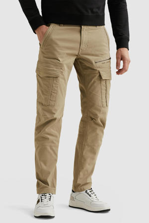 NORDROP tapered cargobroek beige