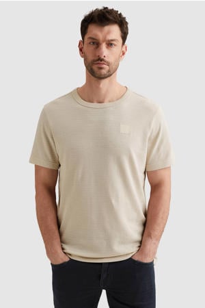 regular T-shirt gebreid ecru