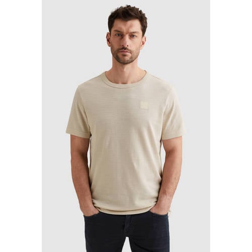 PME Legend regular T-shirt gebreid ecru afbeelding