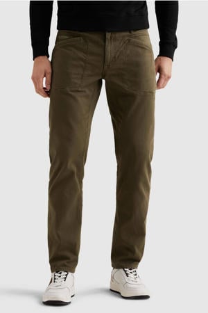 AVIATOR relaxed casual broek donkergroen