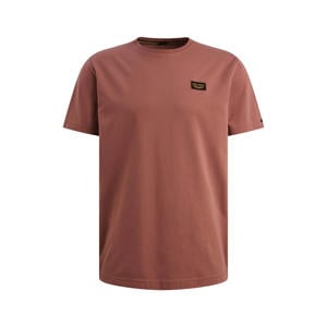 regular T-shirt roodbruin