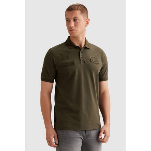 PME Legend regular polo donkergroen afbeelding