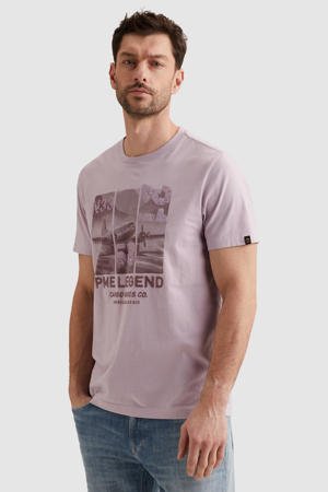 regular T-shirt paars