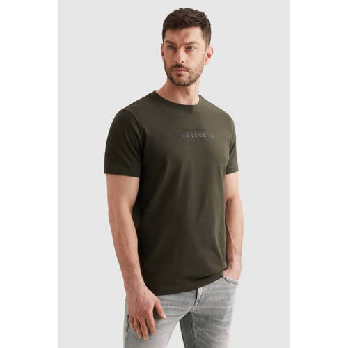 PME Legend regular T-shirt donkergroen afbeelding