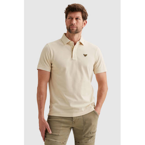 PME Legend regular polo ecru afbeelding