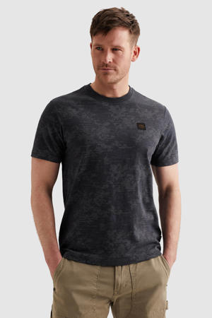 regular T-shirt donkerblauw