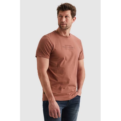 PME Legend regular T-shirt roodbruin afbeelding