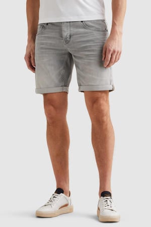CARIOR denim tapered short grijs