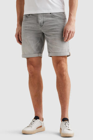 CARIOR denim tapered short grijs