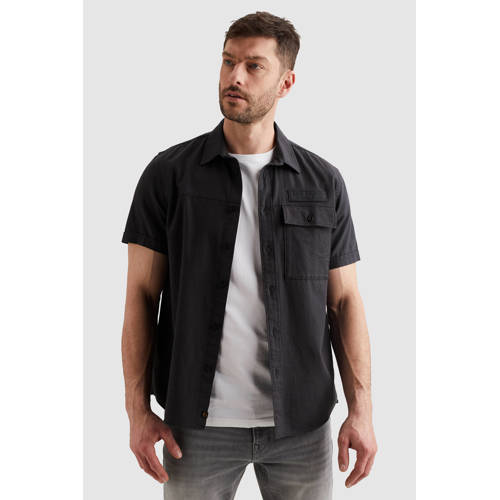PME Legend regular casual overhemd zwart afbeelding