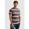 PME Legend regular gestreepte T-shirt paars