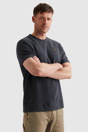 regular T-shirt fijn gebreid zwart
