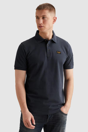 regular polo donkerblauw