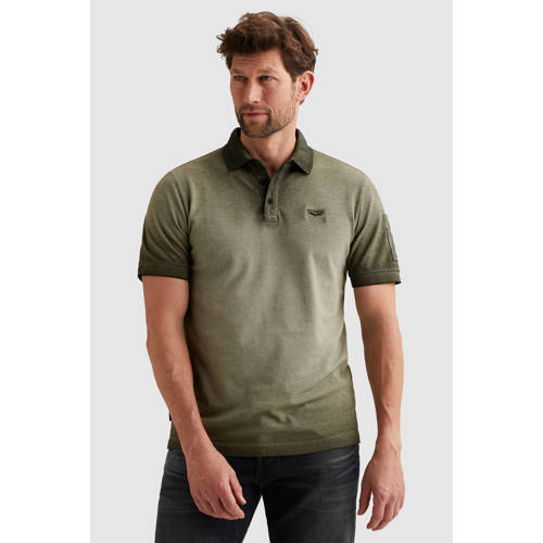 PME Legend regular polo donkergroen afbeelding