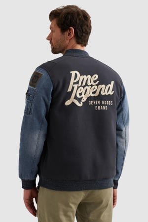 baseball Hybrid jacket donkerblauw