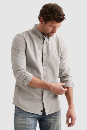 regular casual overhemd grijs
