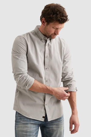 regular casual overhemd grijs