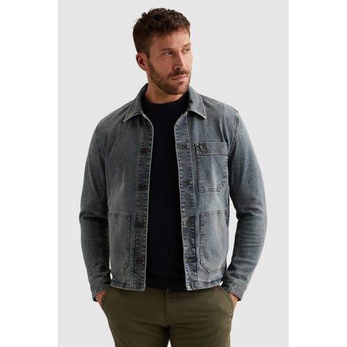 PME Legend denim spijkerjas grijsblauw afbeelding