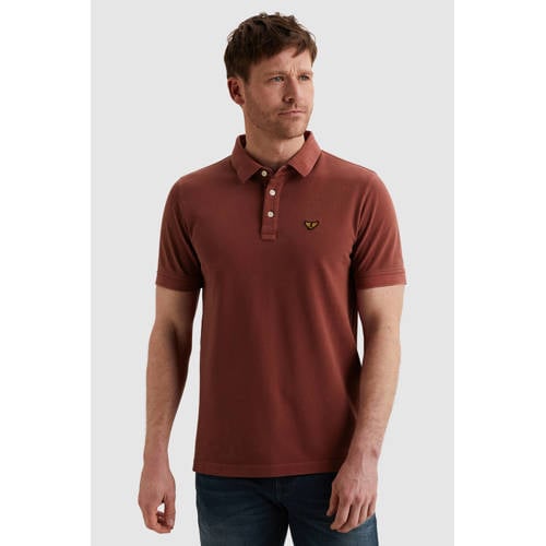 PME Legend regular polo roodbruin afbeelding