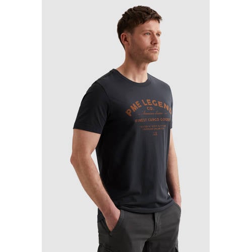 PME Legend regular T-shirt donkerblauw afbeelding
