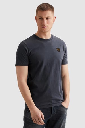 regular T-shirt donkerblauw