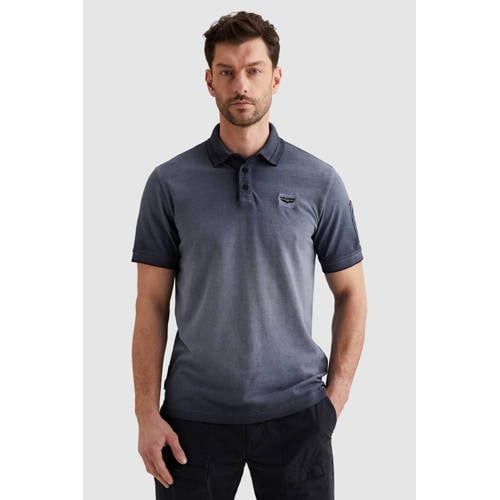 PME Legend regular polo grijsblauw afbeelding