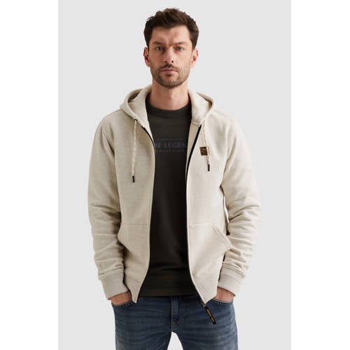 PME Legend sweatvest ecru afbeelding
