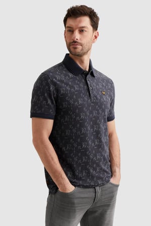 regular polo donkerblauw