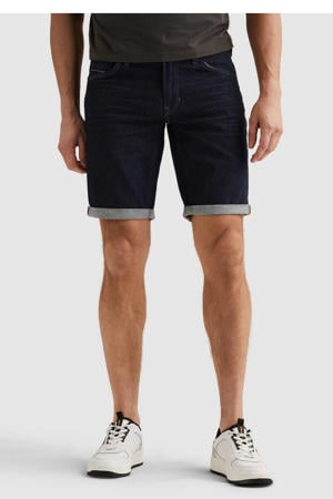 Nightflight denim regular short donkerblauw