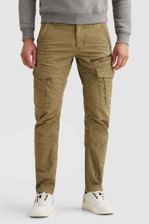 NORDROP tapered cargobroek groen