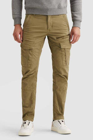 NORDROP tapered cargobroek groen