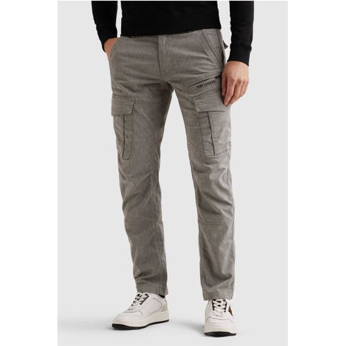 PME Legend NORDROP CARGO 3.0 tapered cargobroek met linnen grijs afbeelding