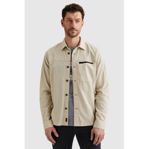 PME Legend overshirt ecru afbeelding