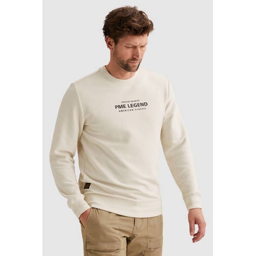 PME Legend sweater ecru afbeelding