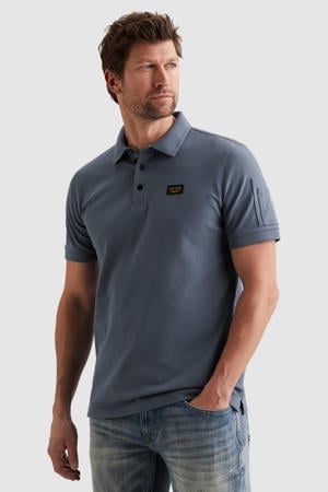 regular polo blauw