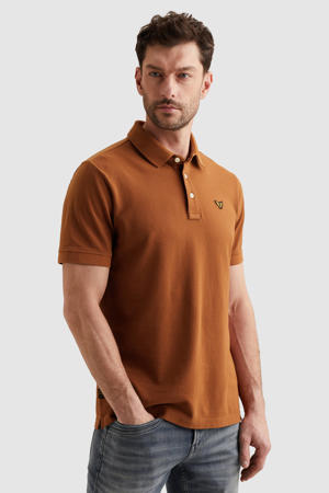 regular polo donker oranje